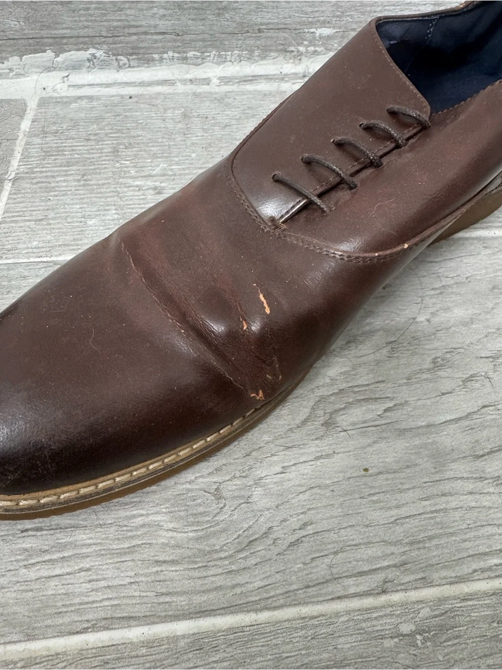 Steve Madden Men’s Brown Oxford Dress Shoes